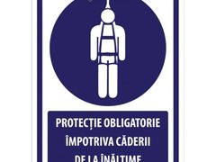 Indicator protectie obligatorie impotriva caderii de la inaltime